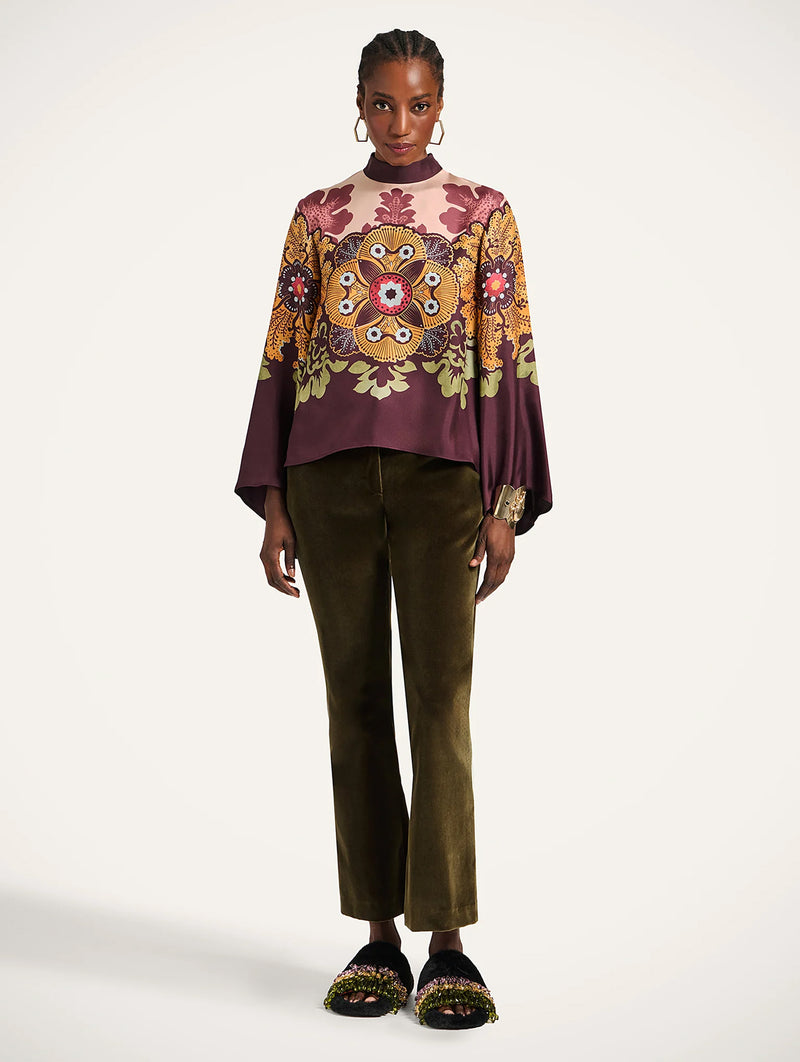 Make An Exit Top in Burgundy Bounty Placée