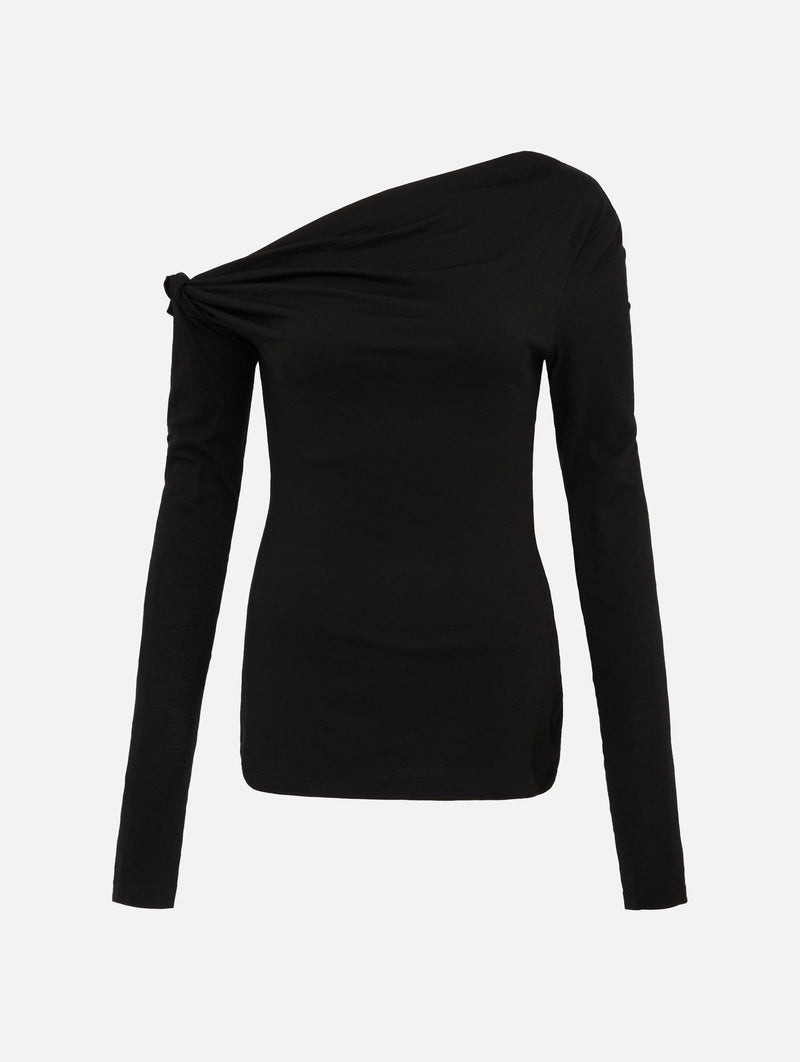 Manahou Merino Top in Black