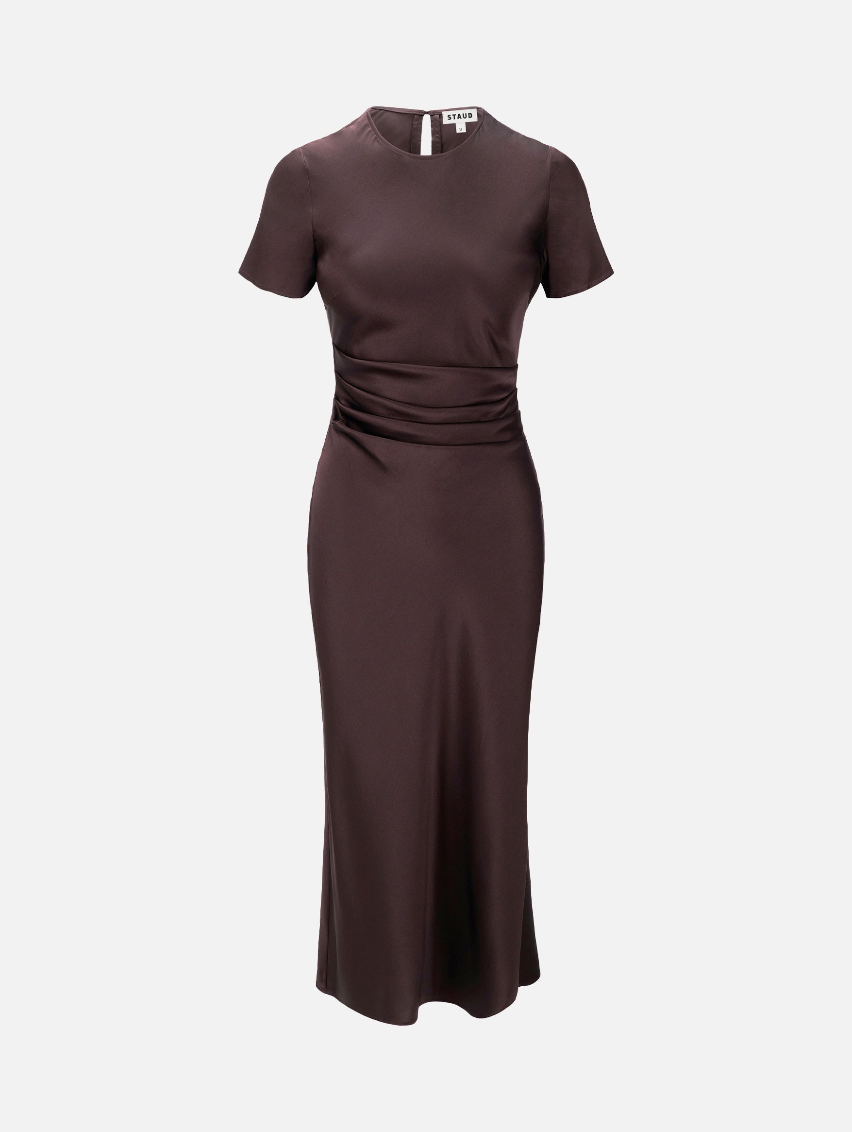 Marcel Silk Dress in Earth