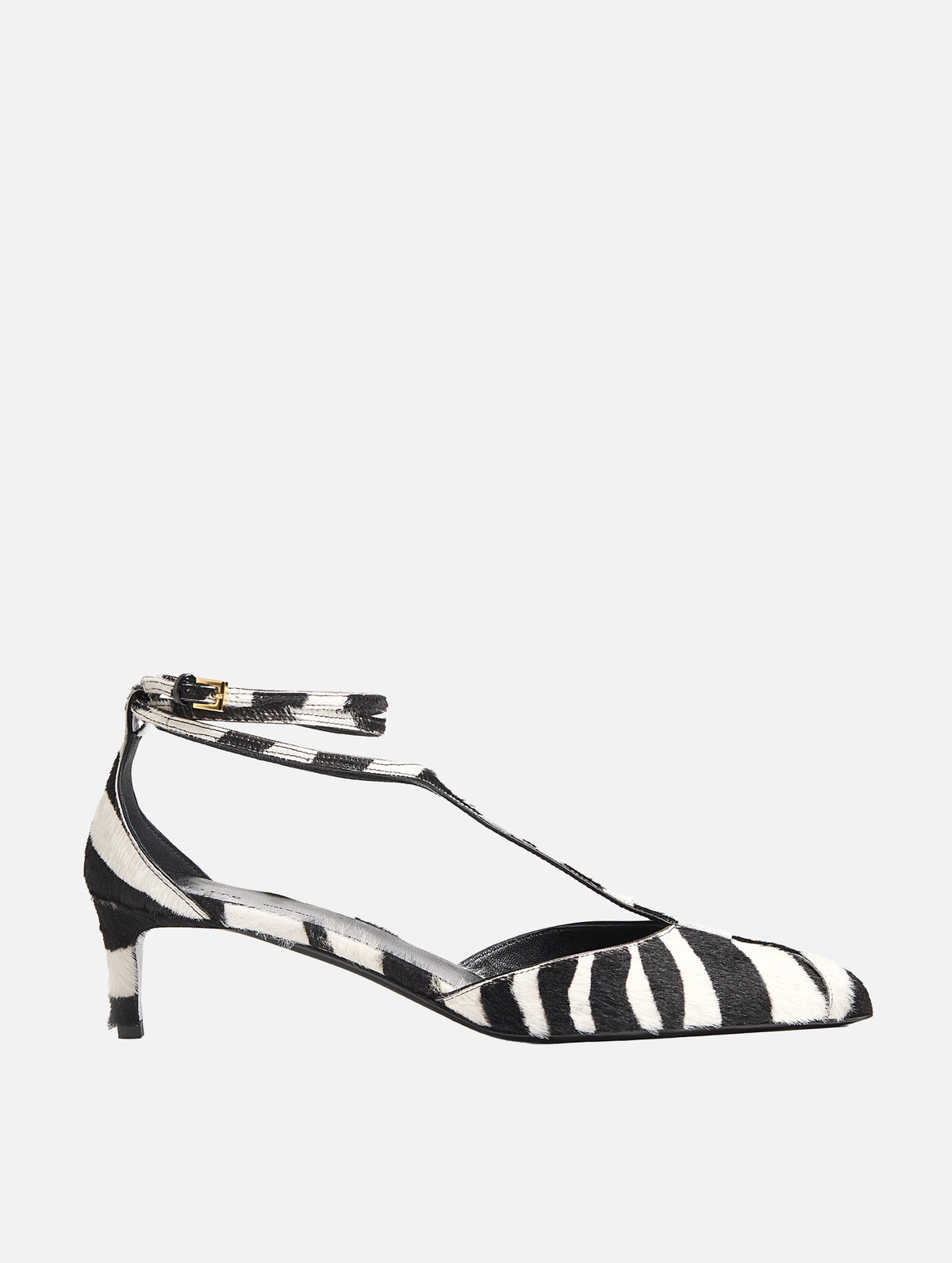 Mia Pump in Zebra Print Haircalf
