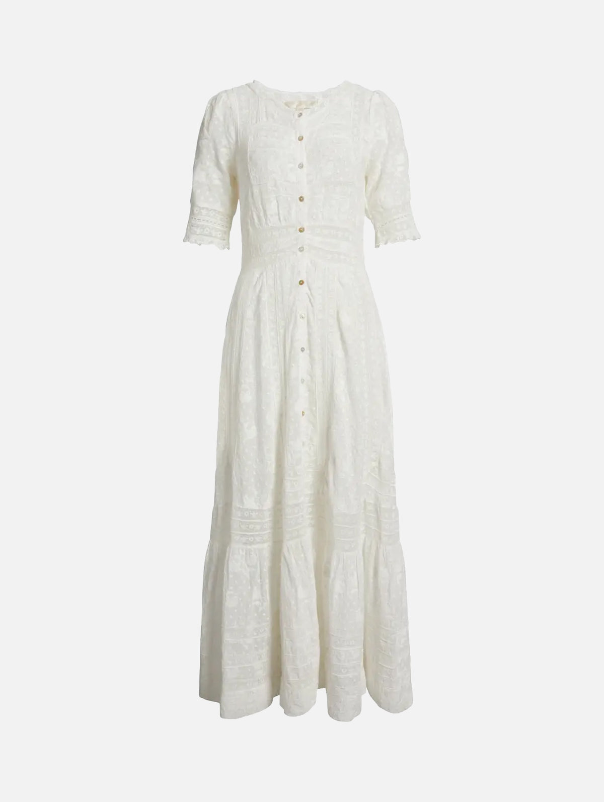 Minka Cotton Dress in True White