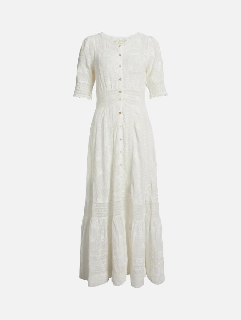 Minka Cotton Dress in True White