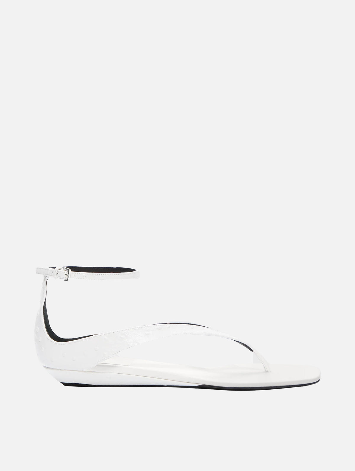 Niham Mini Wedge Sandals in White