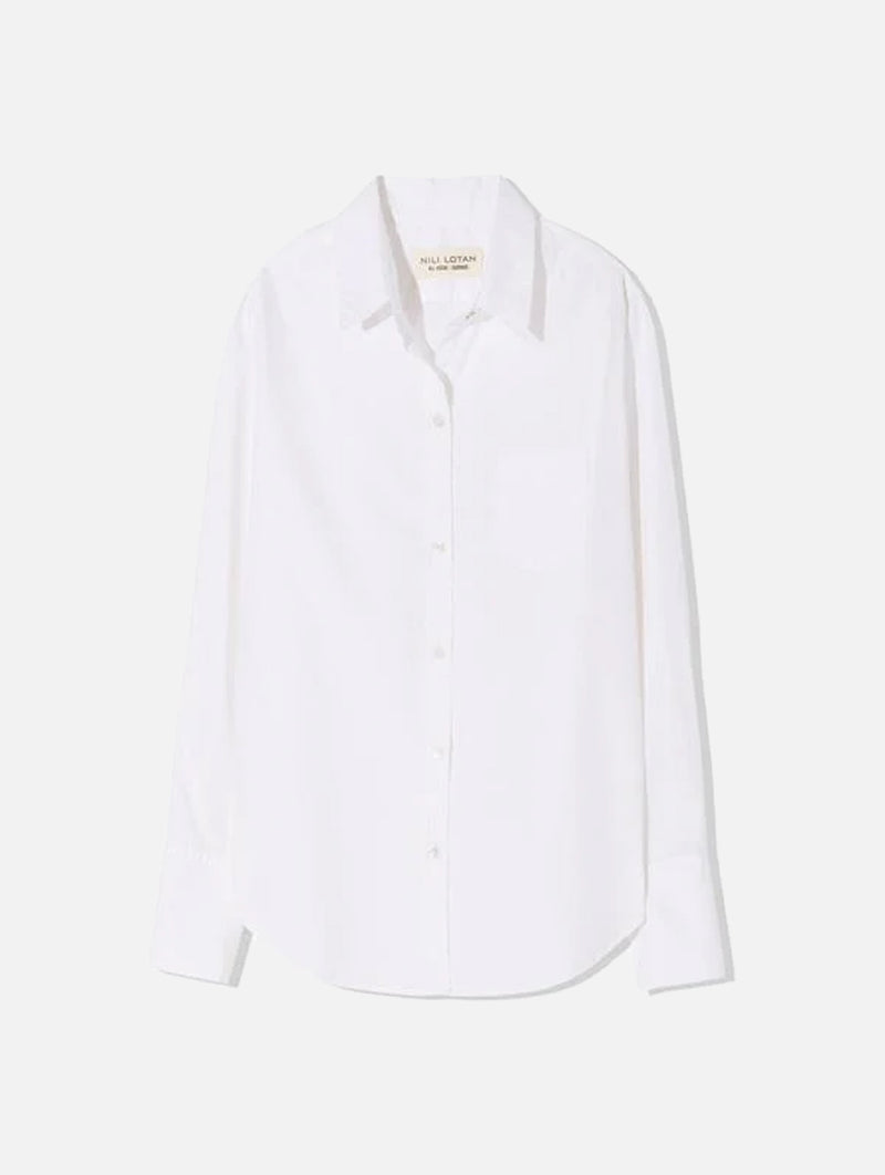 Cotton Voile NL Shirt in White