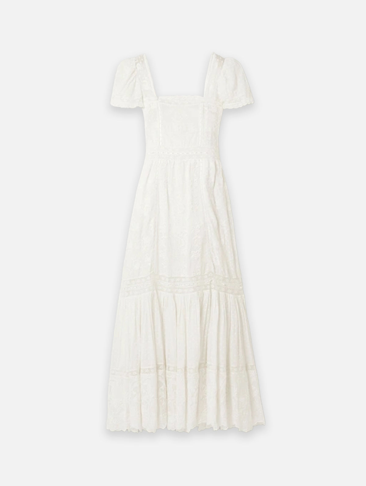 Norma Cotton Dress in White