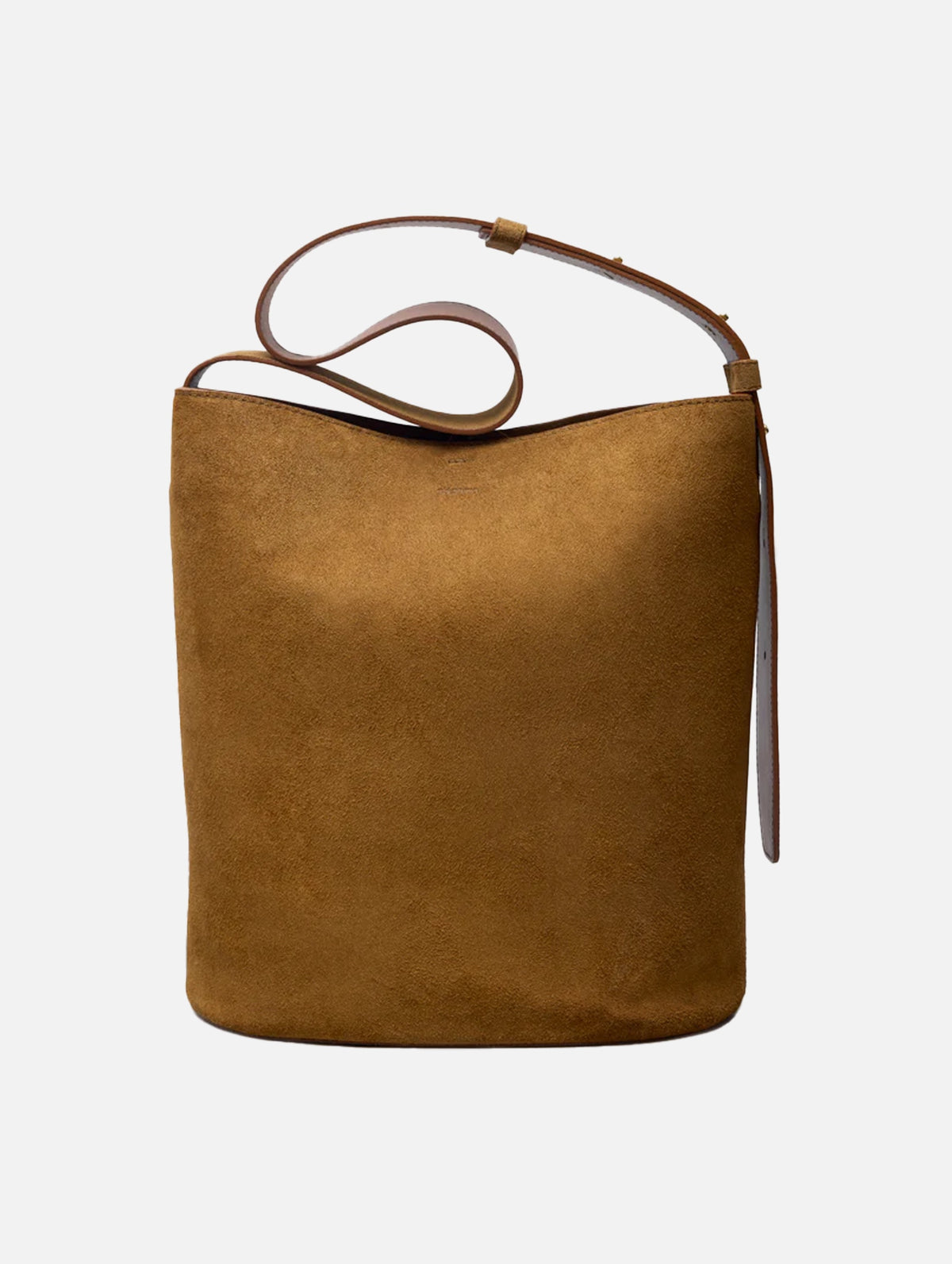 The Norma Tote in Maple Brown Suede