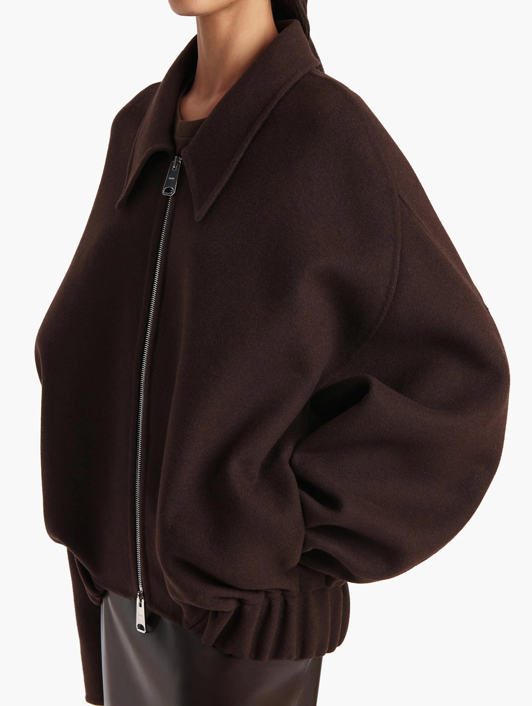 Odin Wool Jacket in Dark Brown