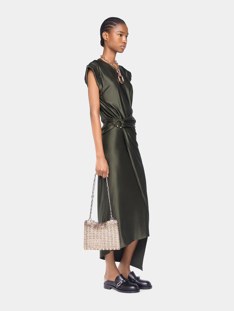 Robe Long Dress in Khaki