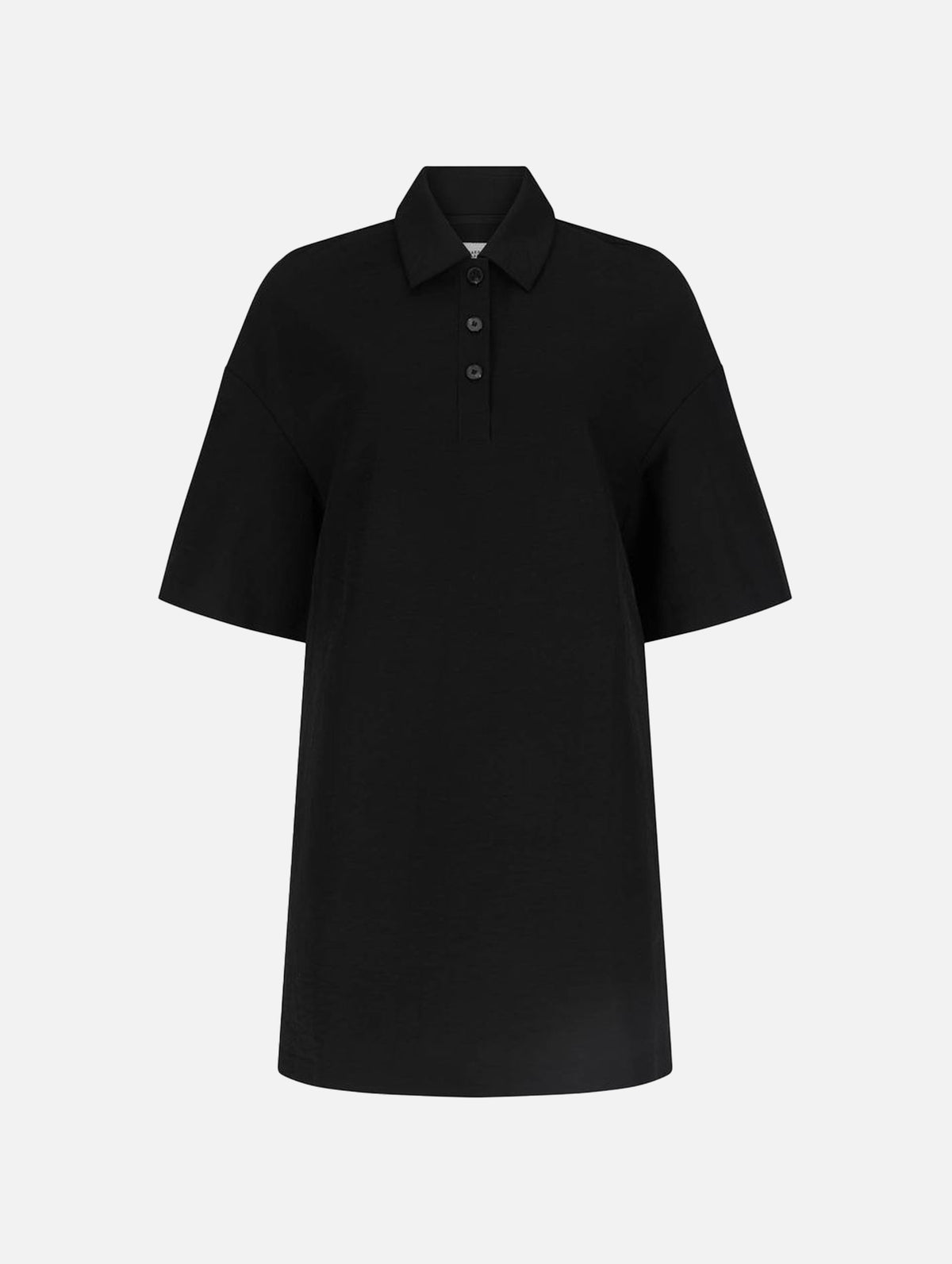 Short Sleeve Orwell Dress in Black