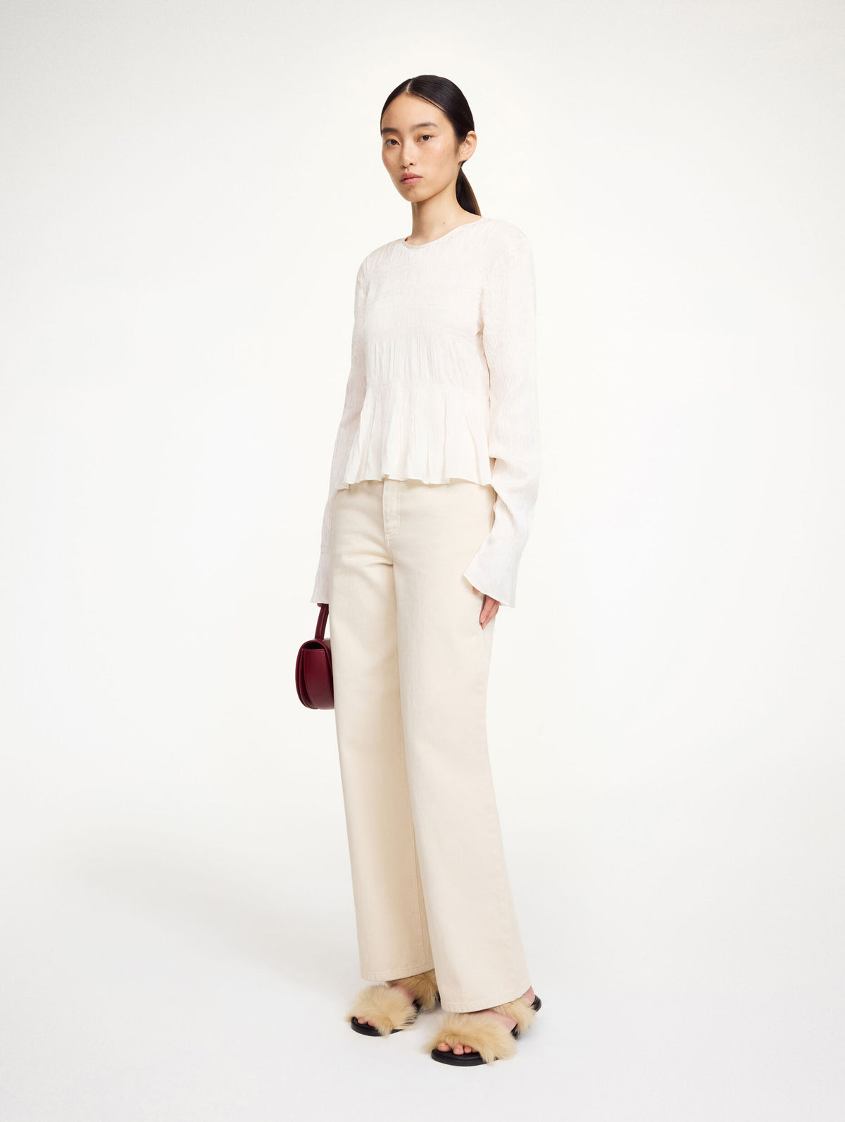 Ovas Blouse in Cream