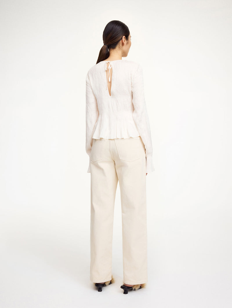 Ovas Blouse in Cream