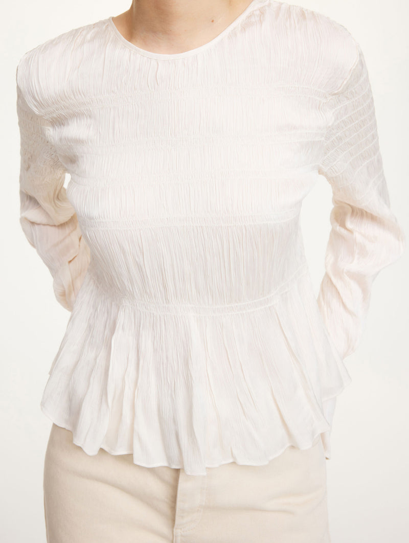 Ovas Blouse in Cream