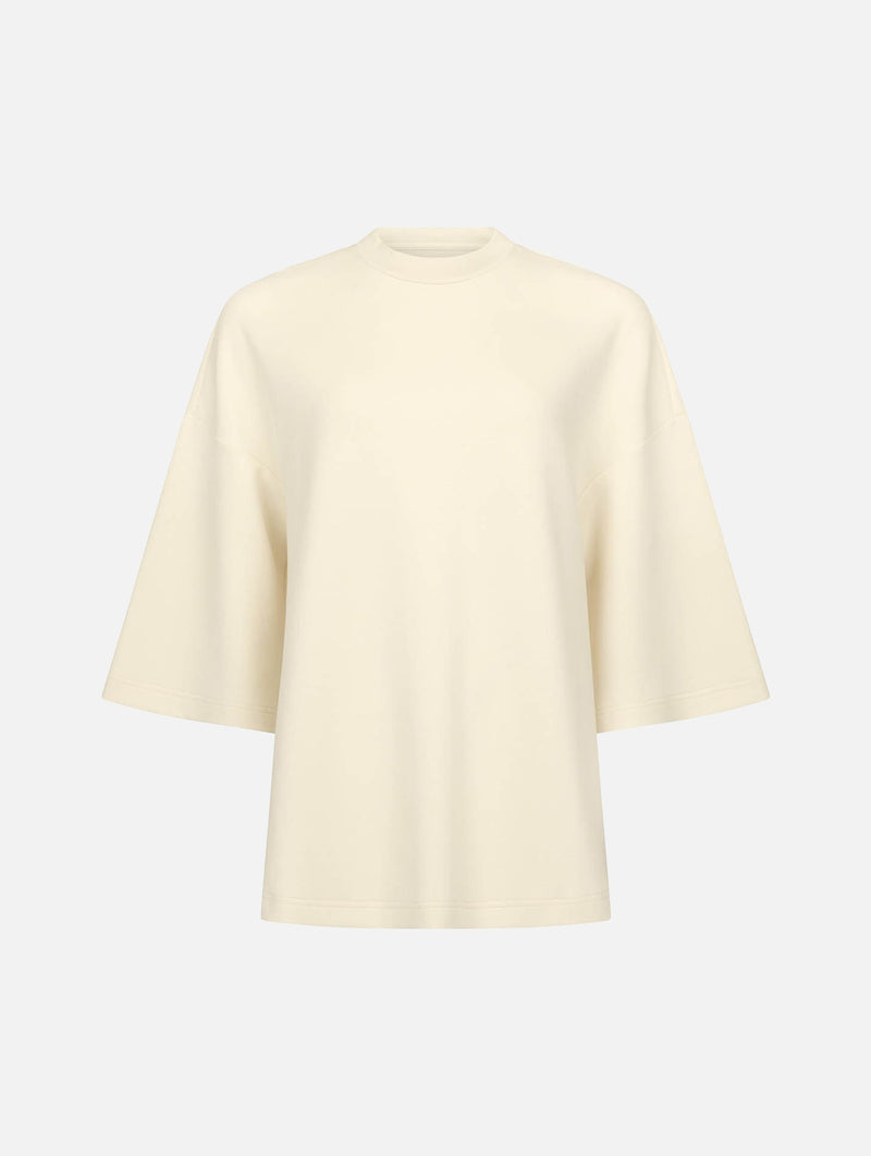 Quarter Gibson Tee in Bone