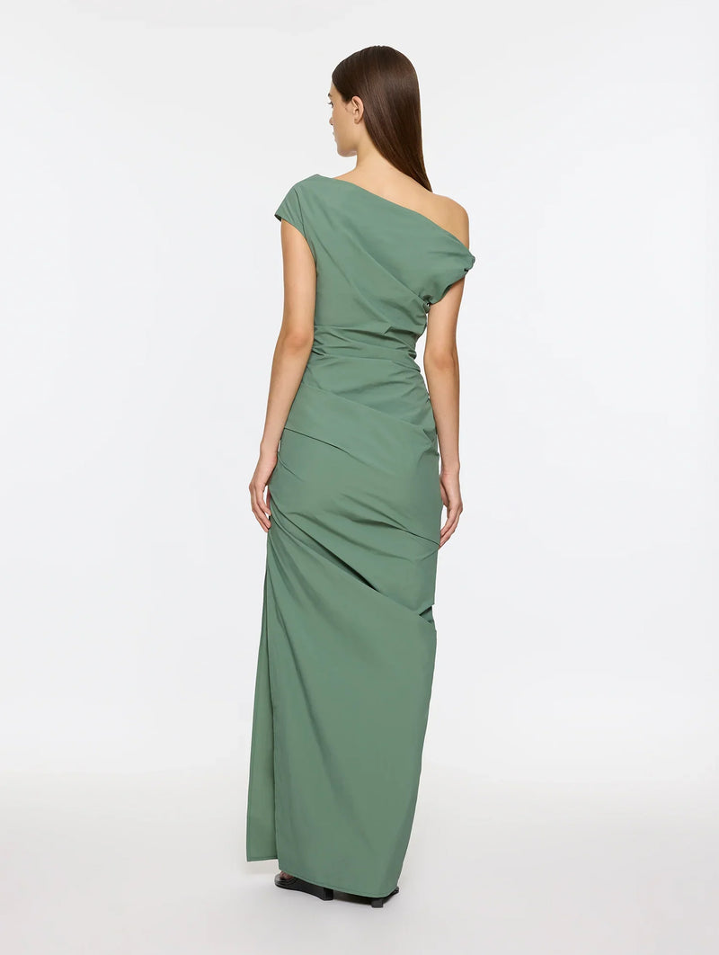 Remmy Dress in Duck Green
