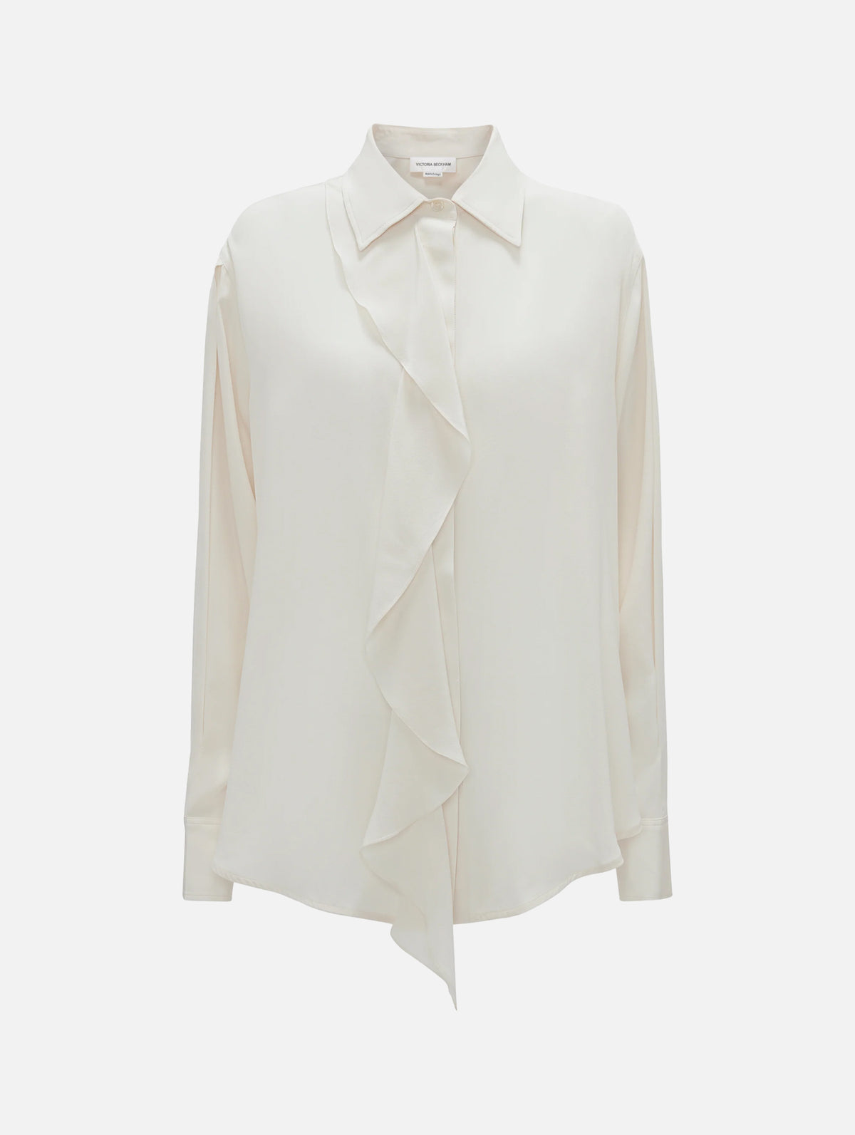 Ruffle Detail Blouse in Ivory