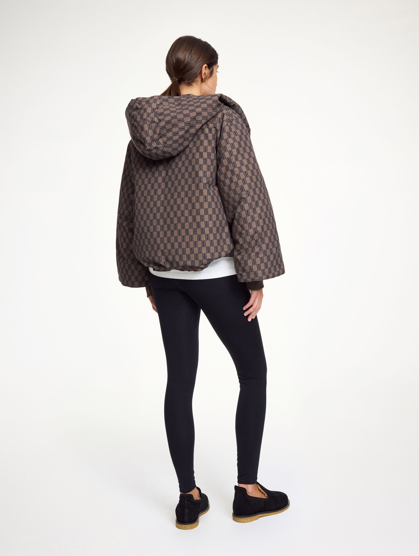 Sallie Recycled Cotton Jacket in Dark Mahogany