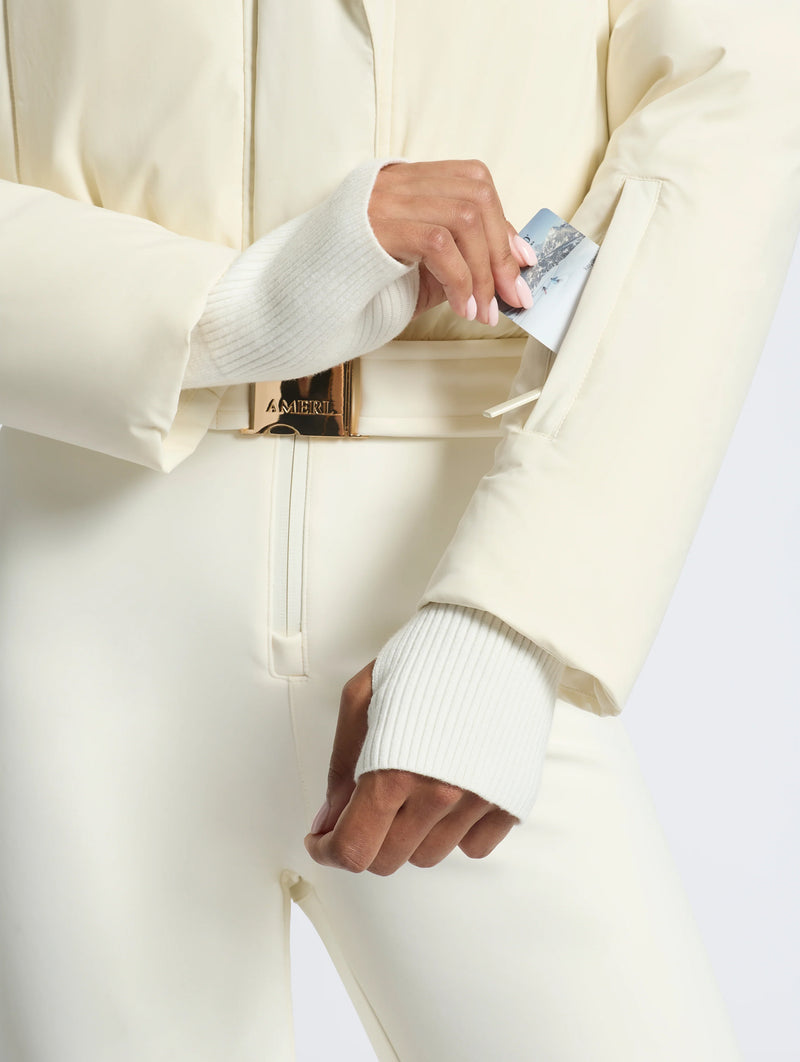 Saskia Ski Suit in White