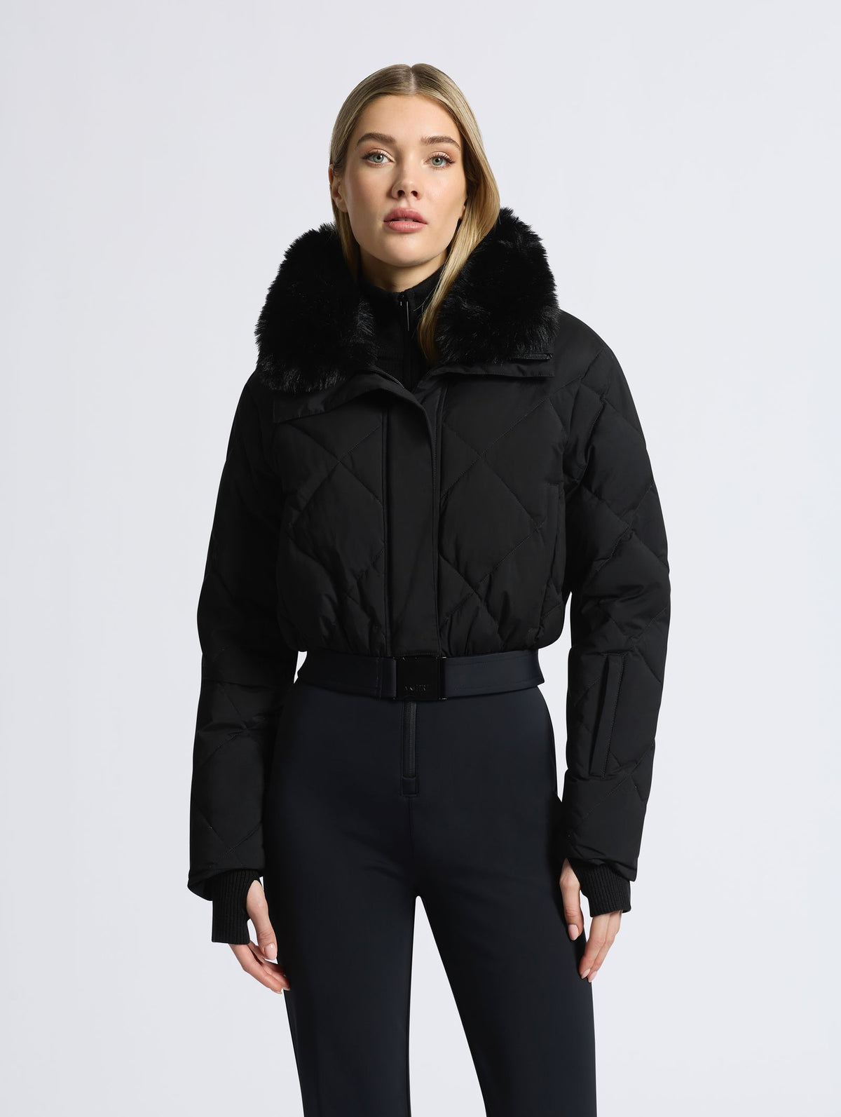 Saskia Ski Suit in Black