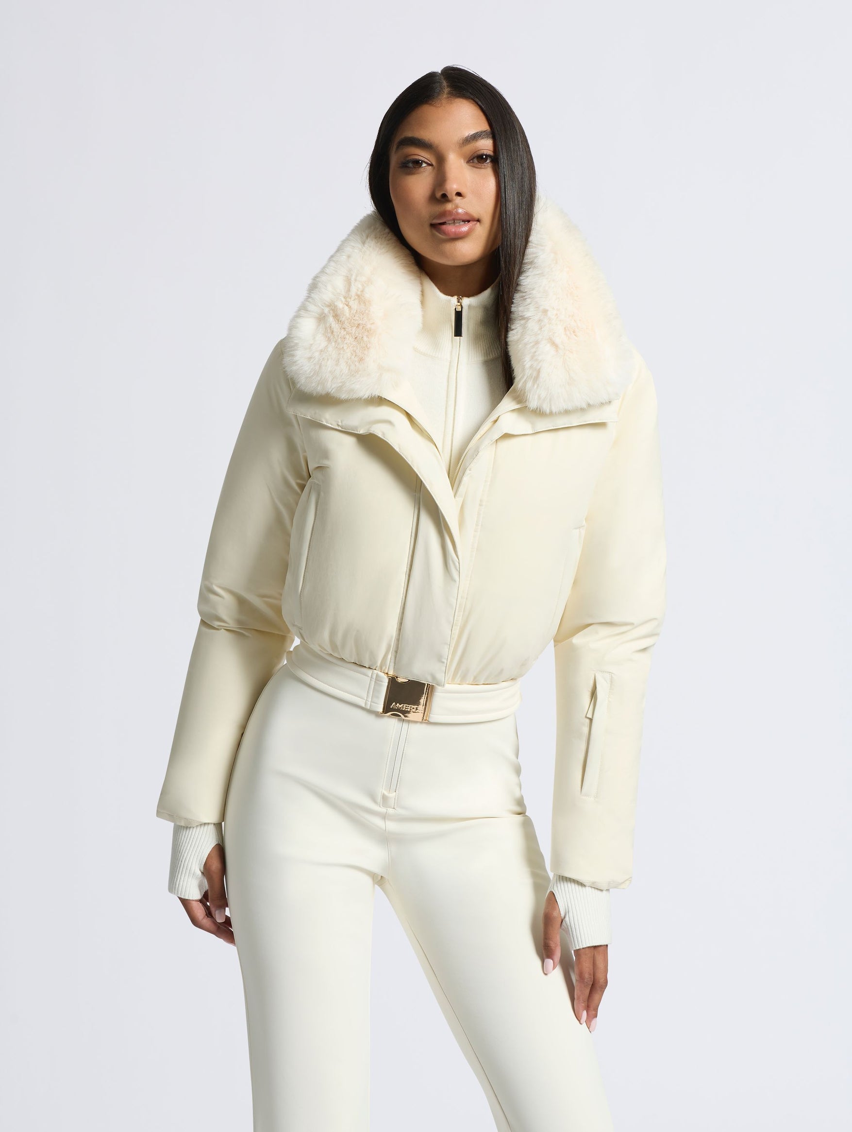 Saskia Ski Suit in White