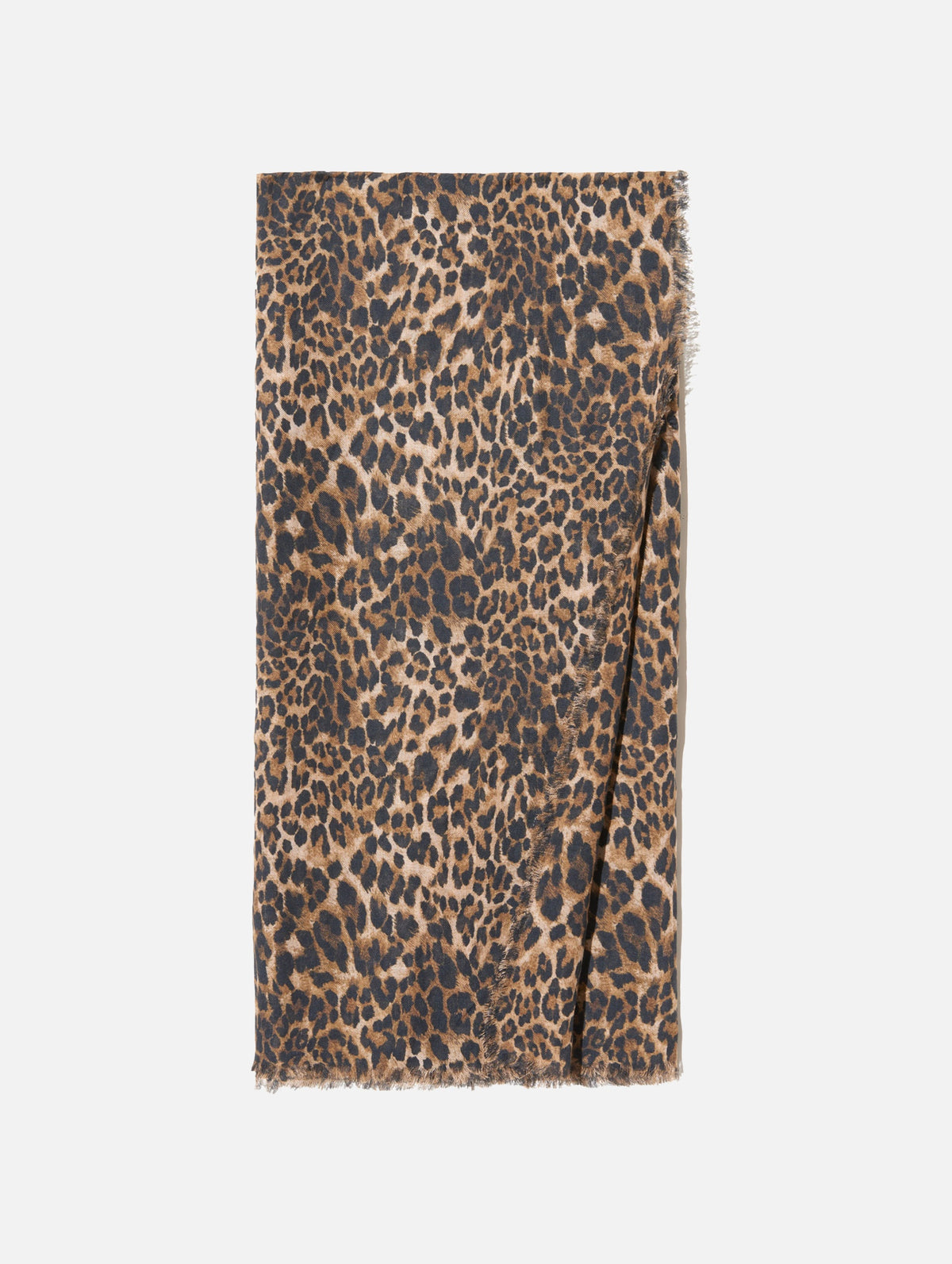 Leopard Cashmere Scarf in Vintage Leopard