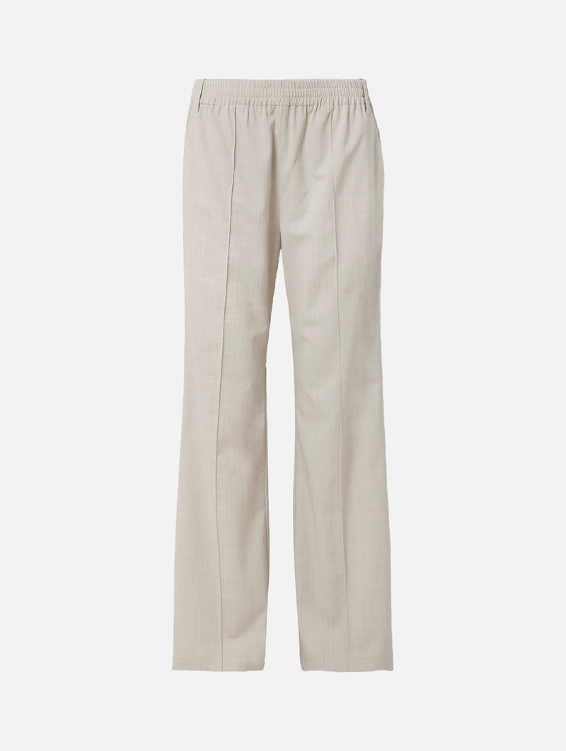 Tropical Wool Regular Scottie Jogger in Oatmeal Melange