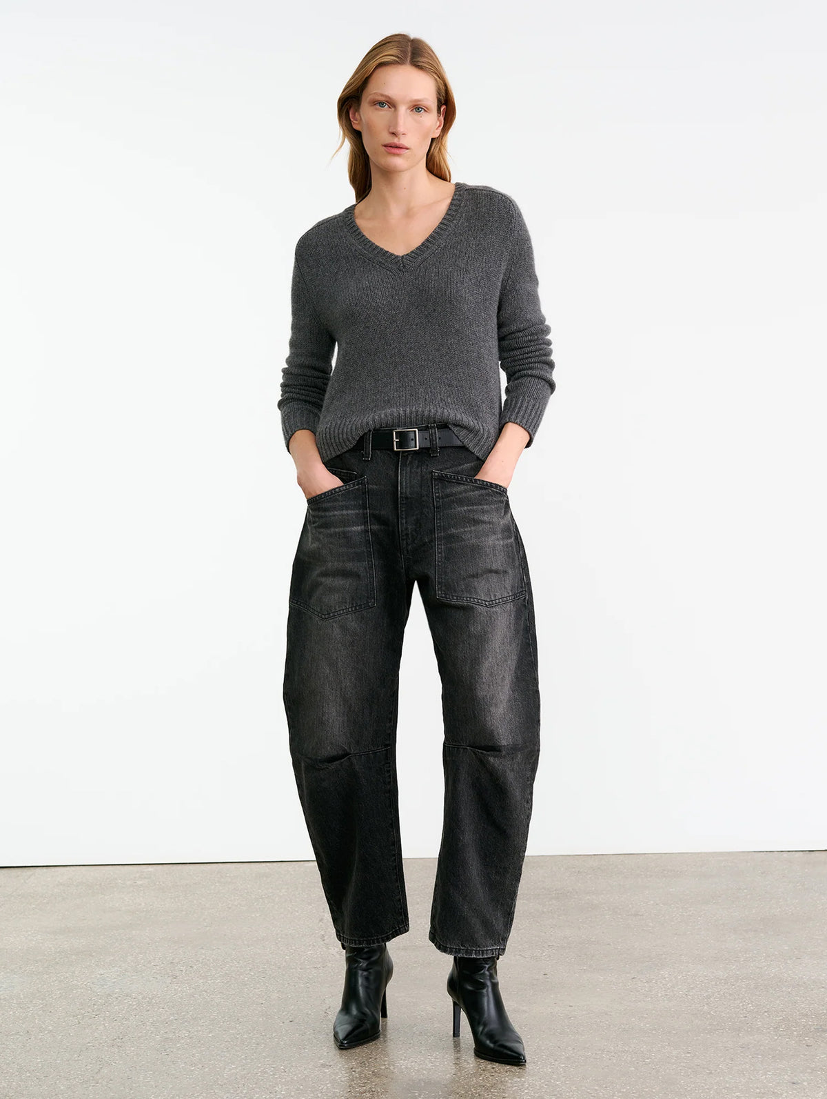Shon Jean in Black Stone Wash