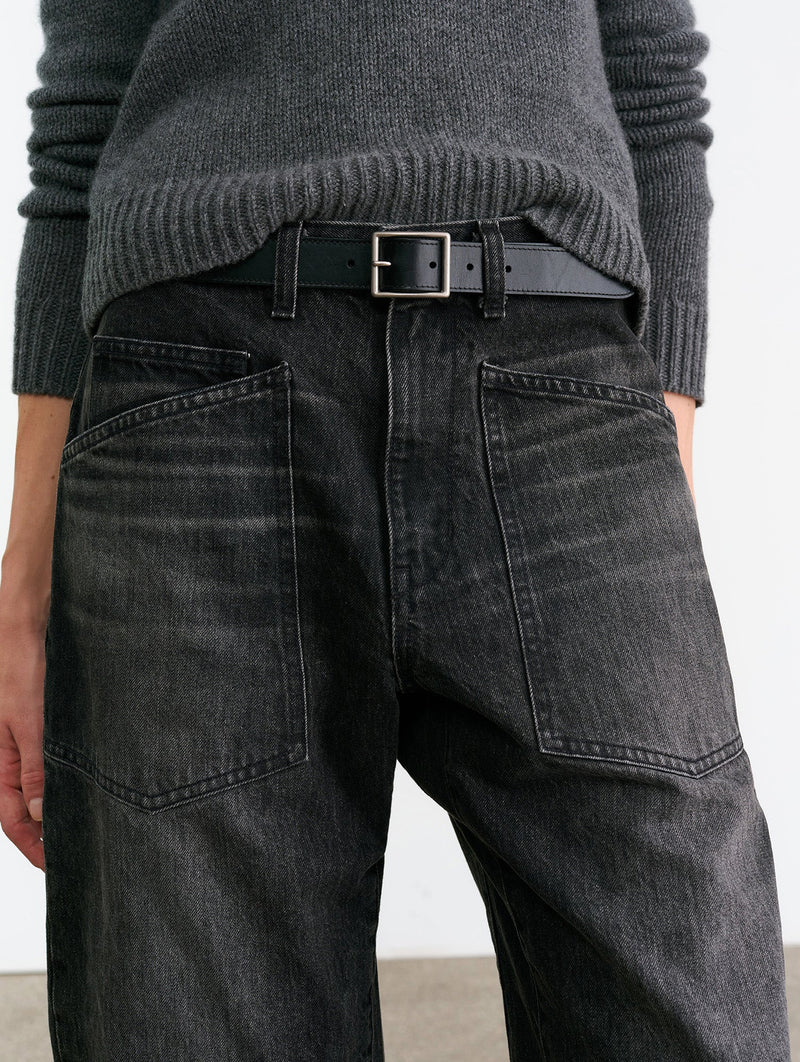 Shon Jean in Black Stone Wash