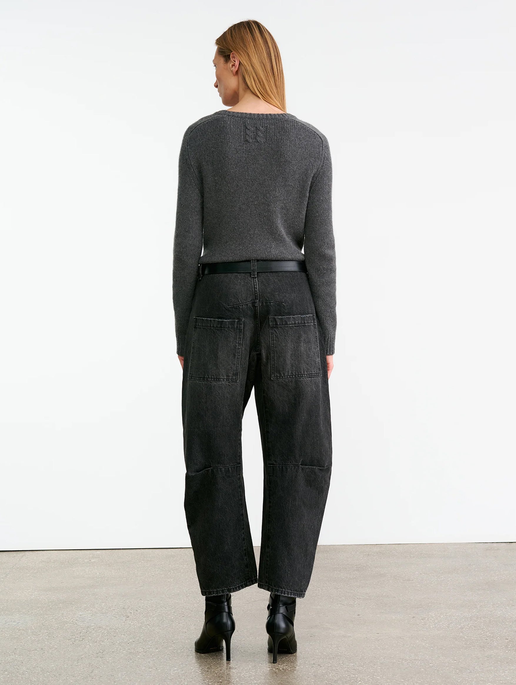 Shon Jean in Black Stone Wash