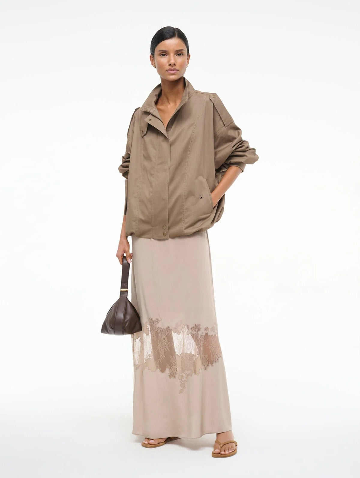 Simone Jacket in Taupe