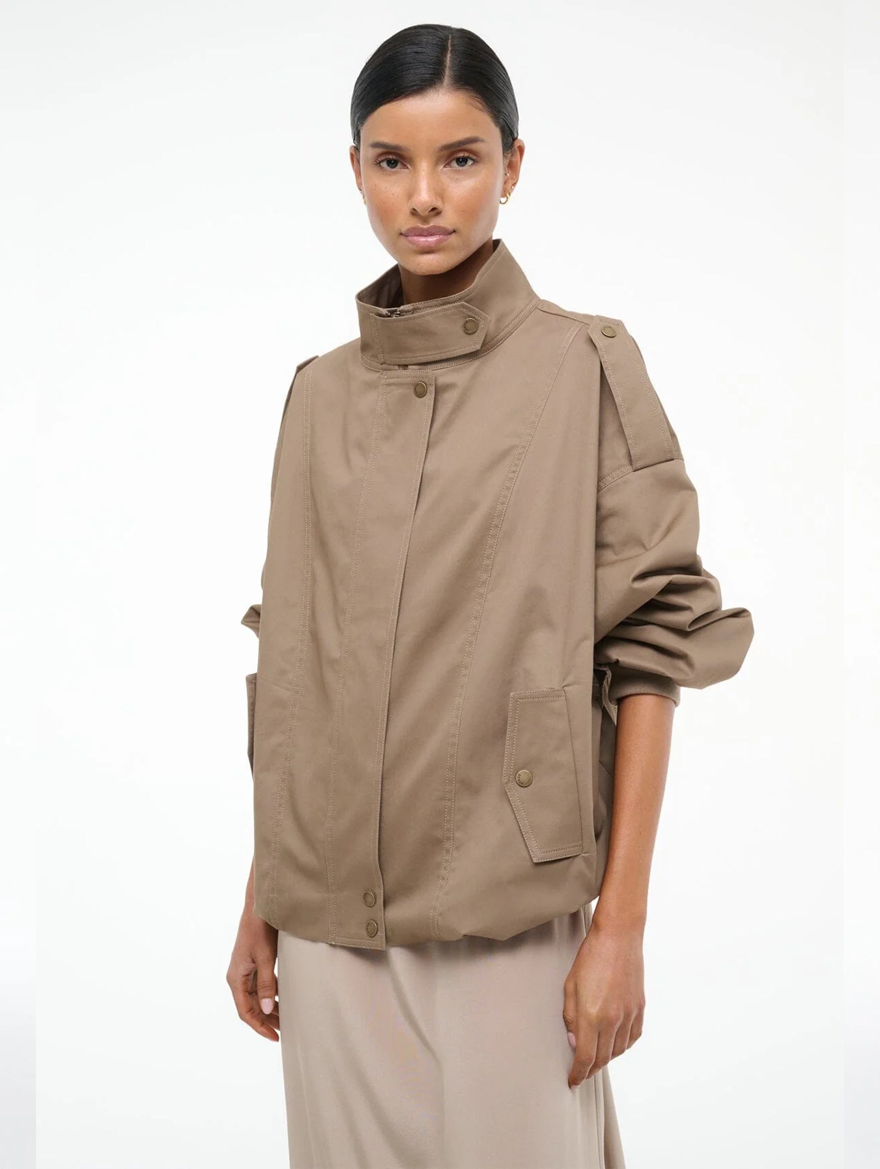 Simone Jacket in Taupe