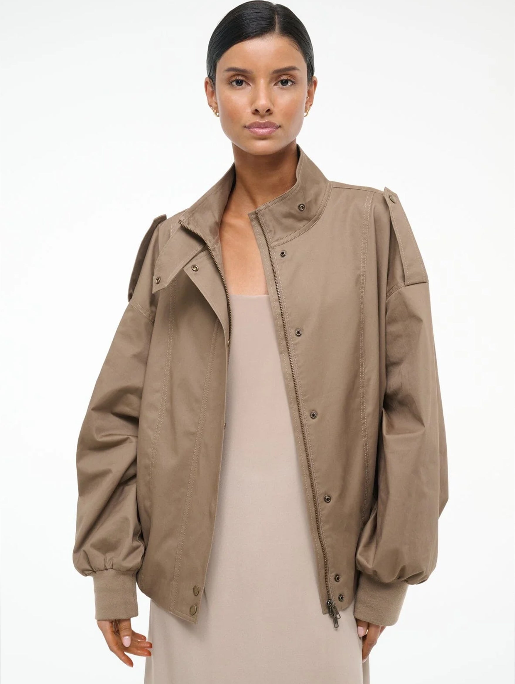 Simone Jacket in Taupe