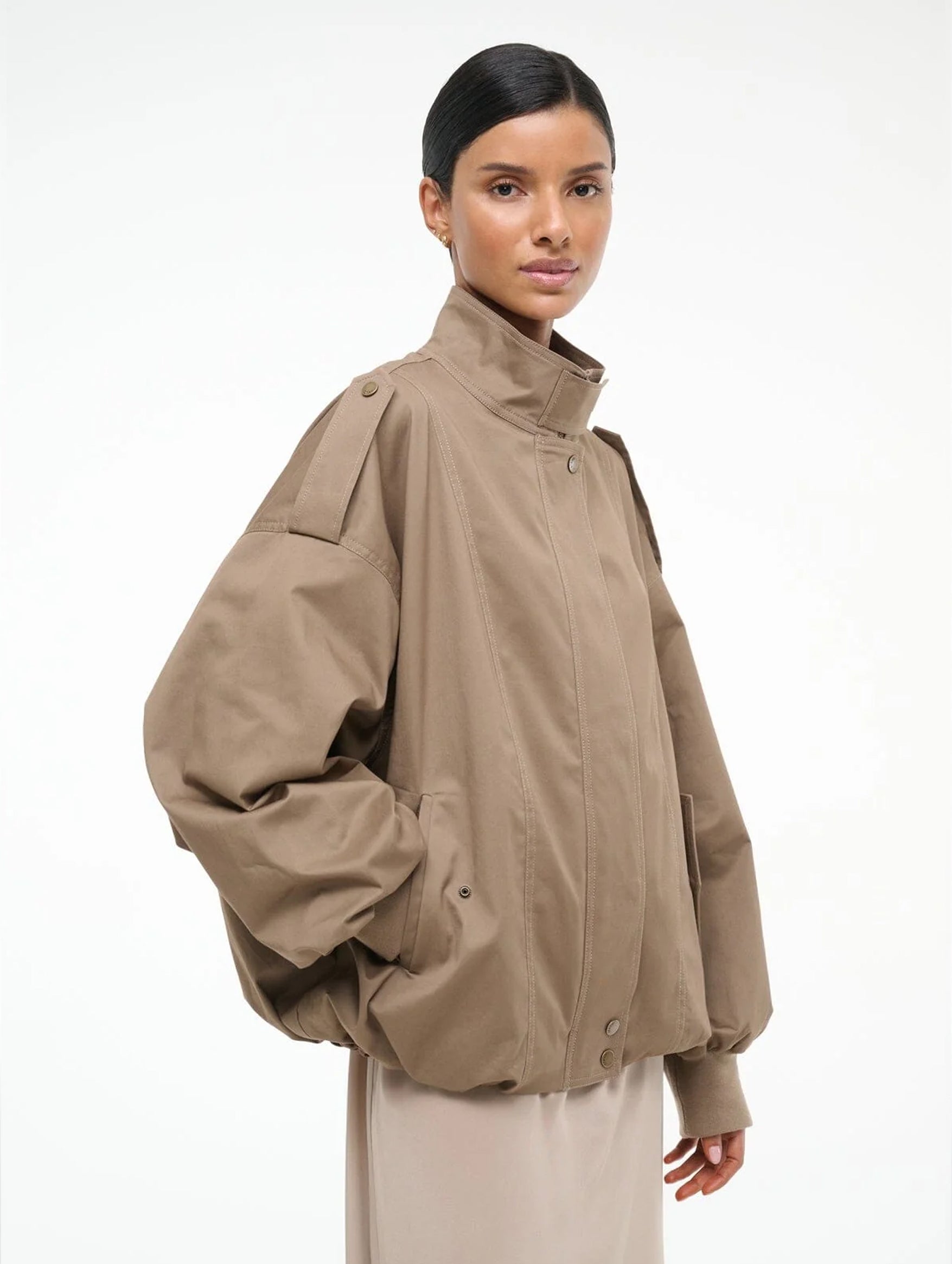 Simone Jacket in Taupe