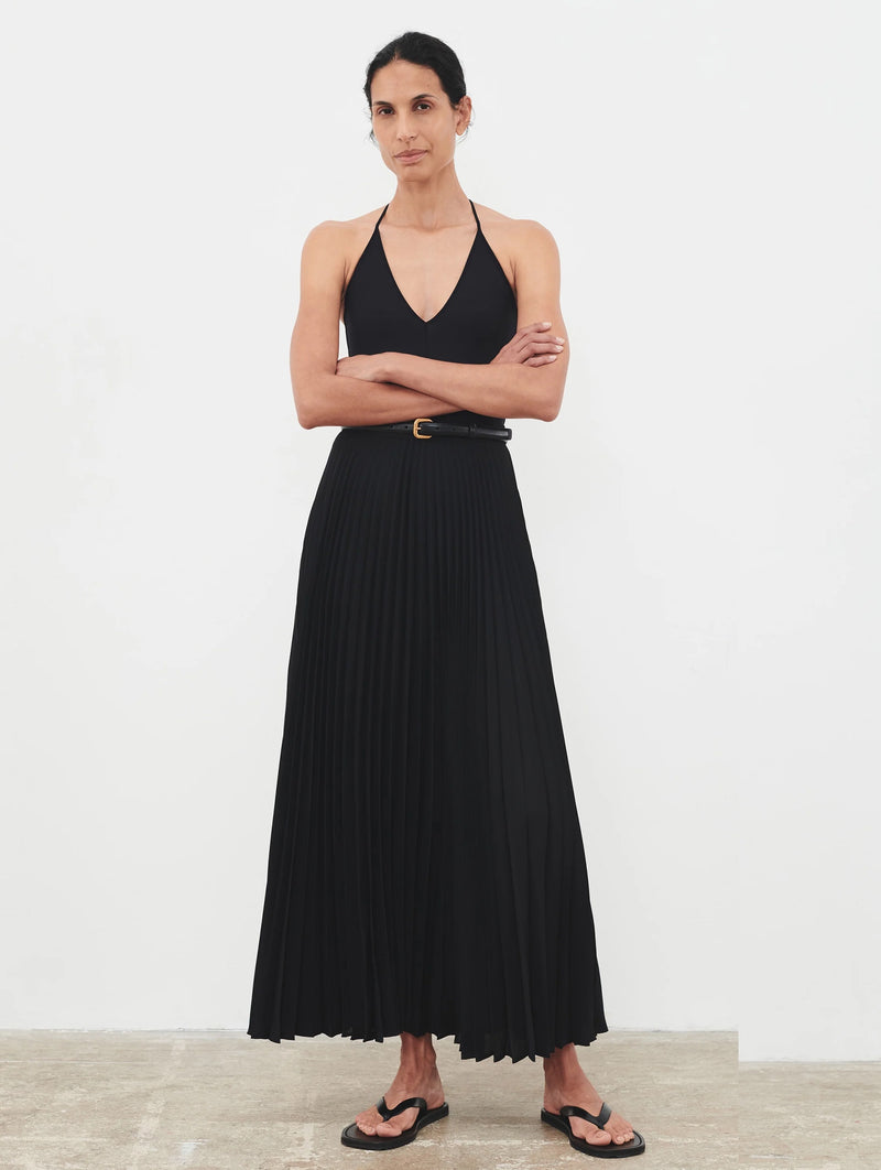 Pleated Skirt in Black