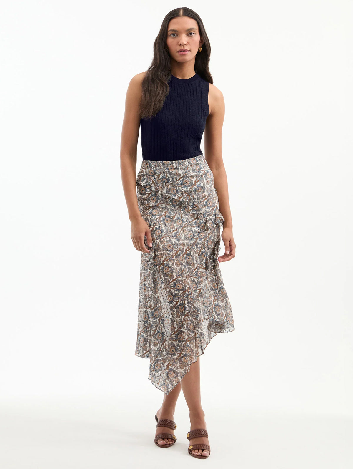 Eleonora Skirt in Dove Multi