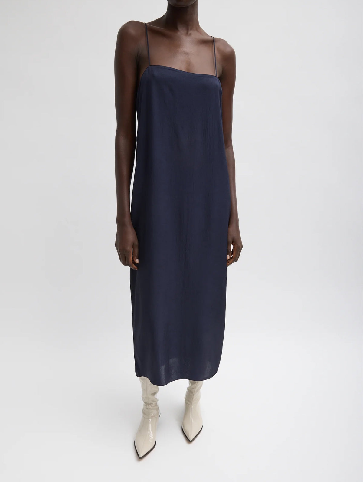 The Slip Dress in Navy