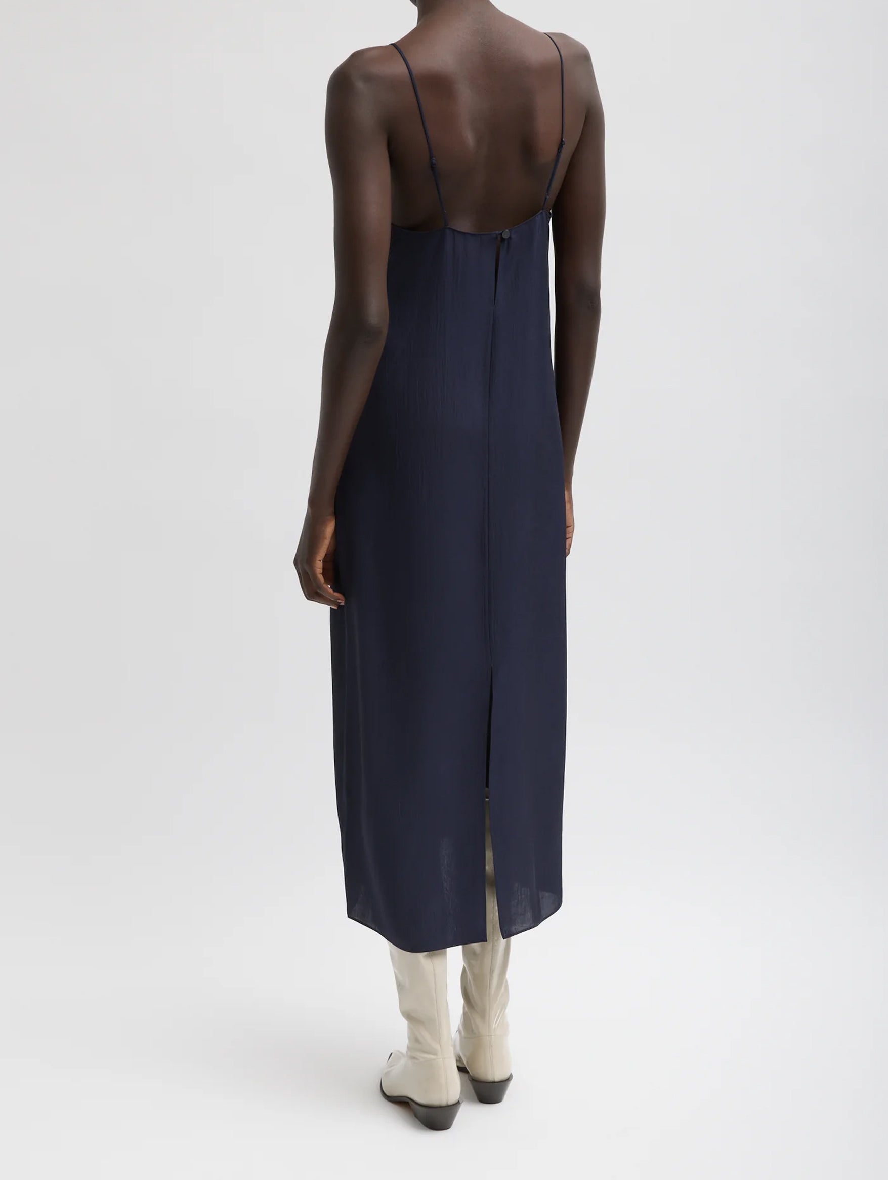 The Slip Dress in Navy