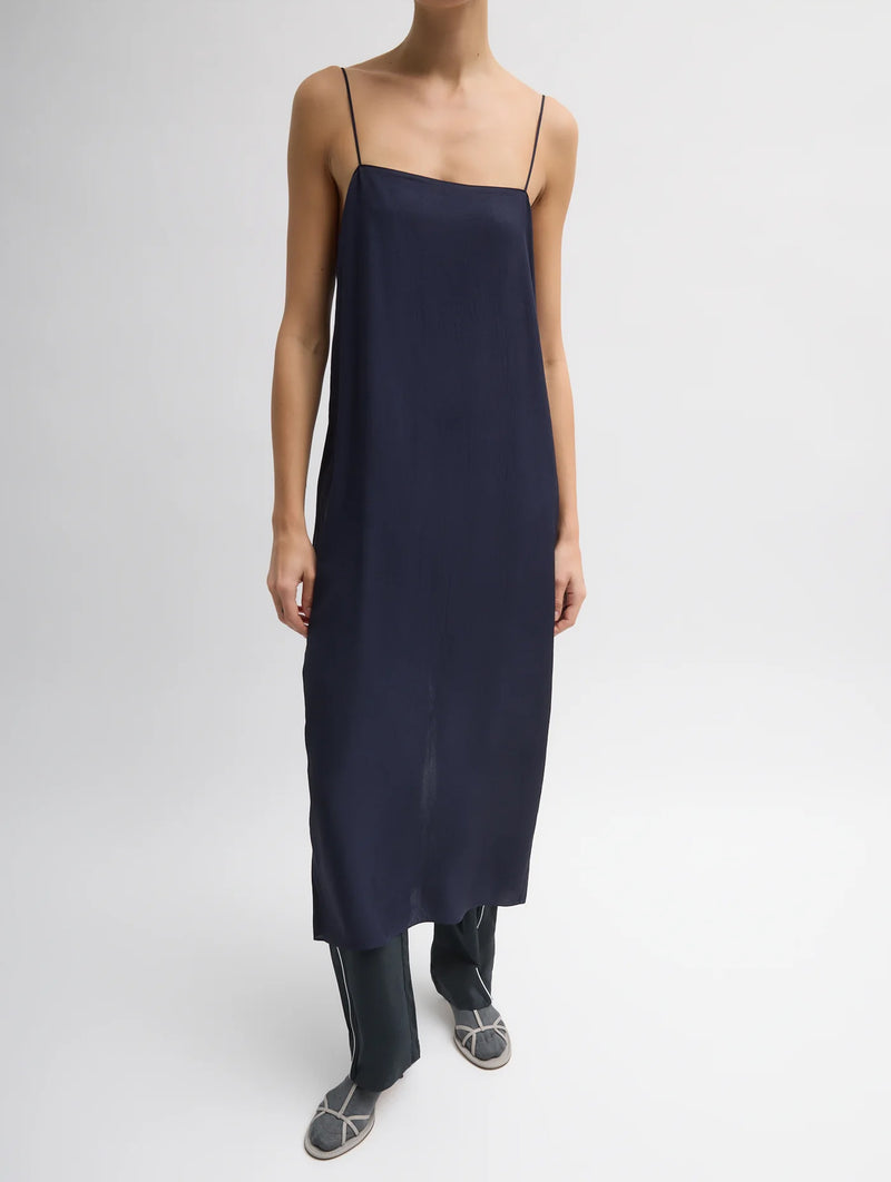 The Slip Dress in Navy