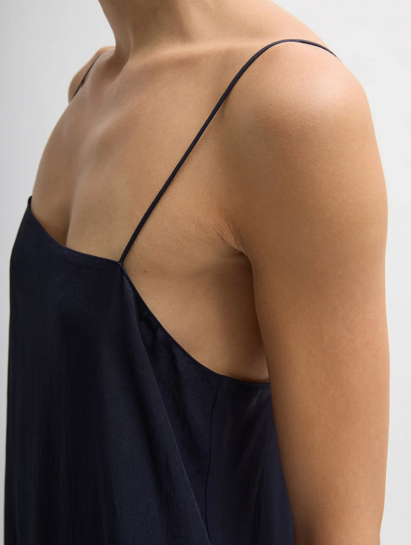 The Slip Dress in Navy