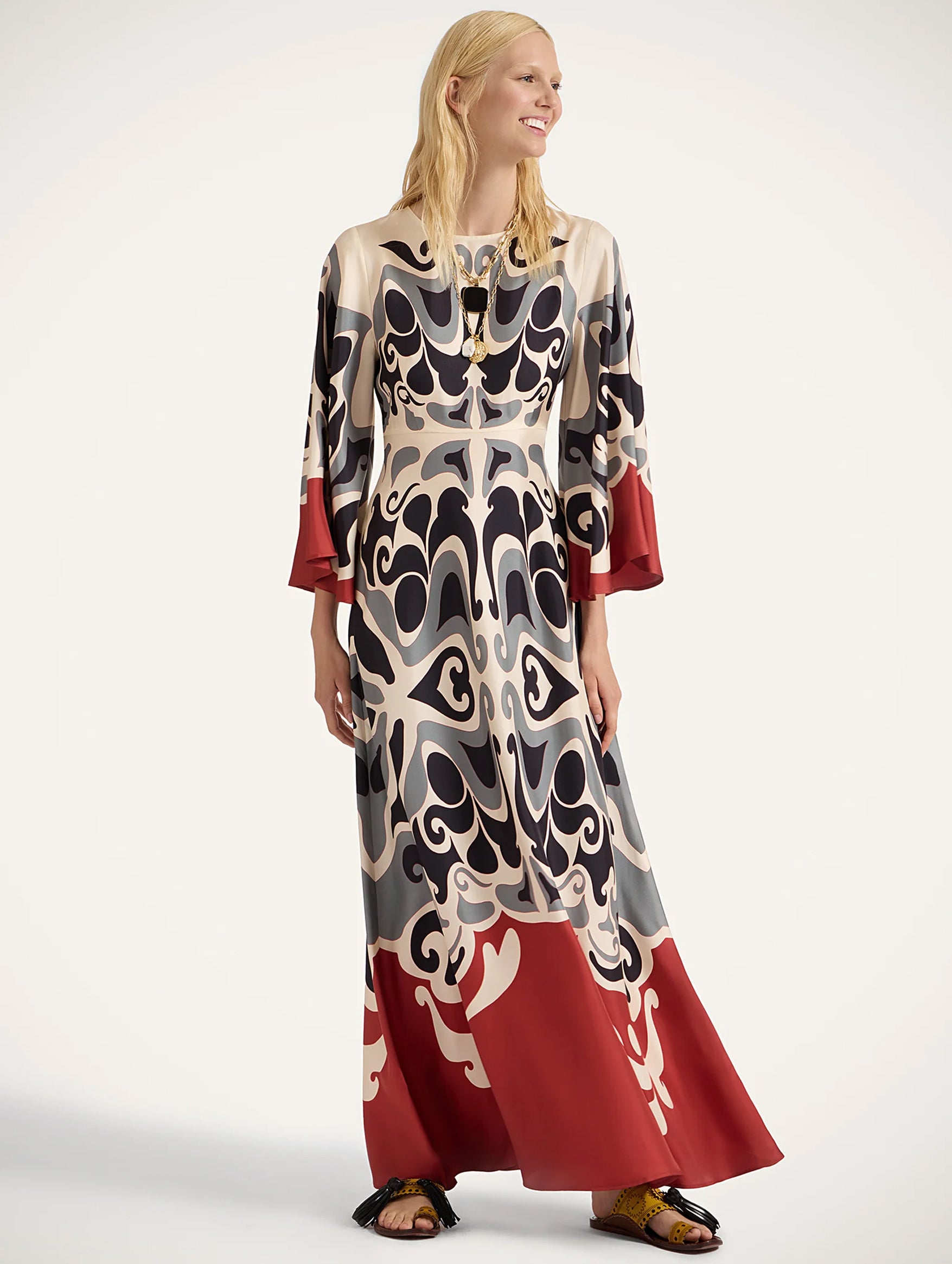 Long Sorella Dress in Phoenix Placée