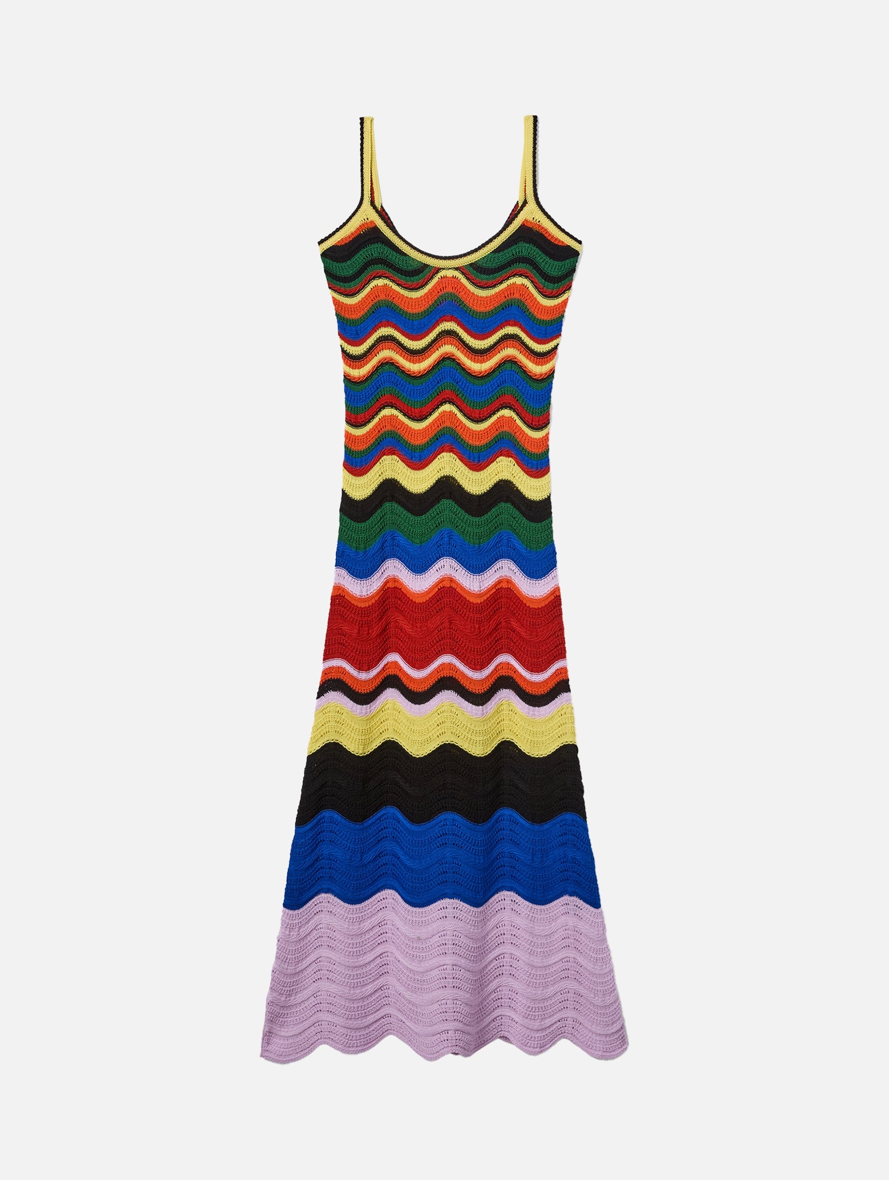 Chevron Sundress in Lilac & Blue