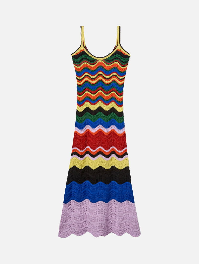 Chevron Sundress in Lilac & Blue