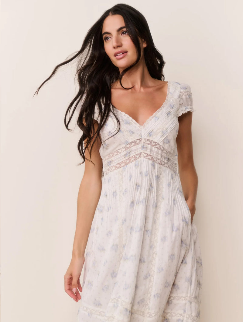 Suvi Cotton Dress in Arctic Vanilla
