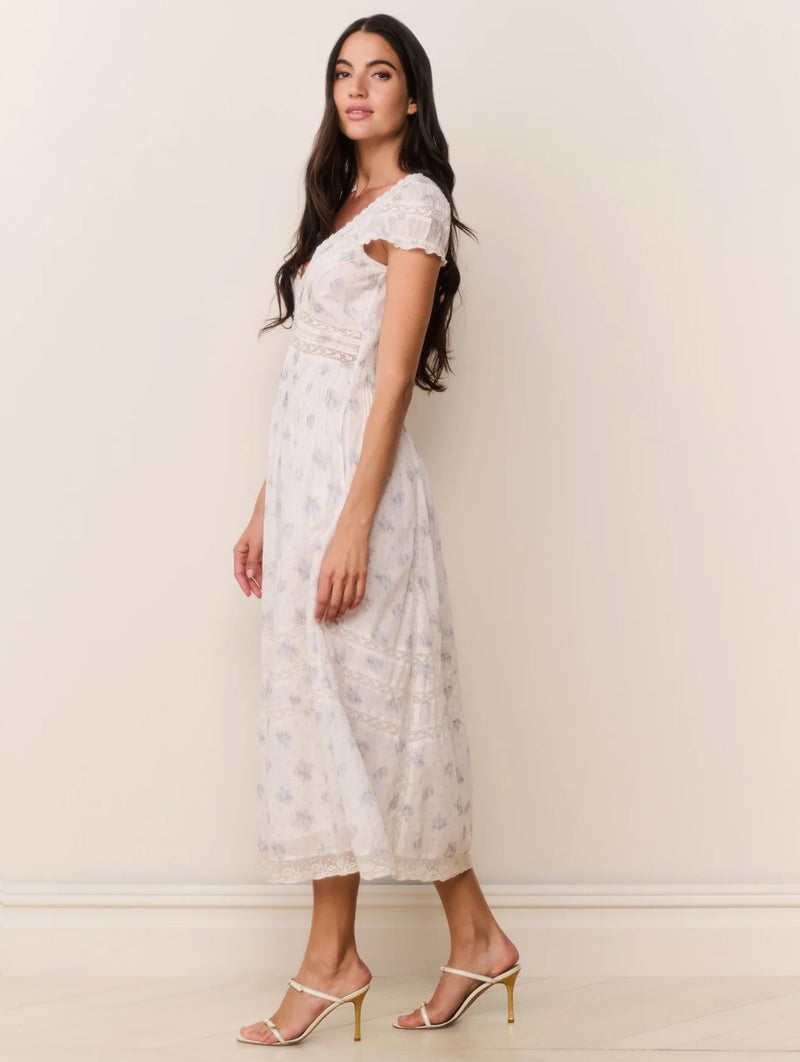 Suvi Cotton Dress in Arctic Vanilla