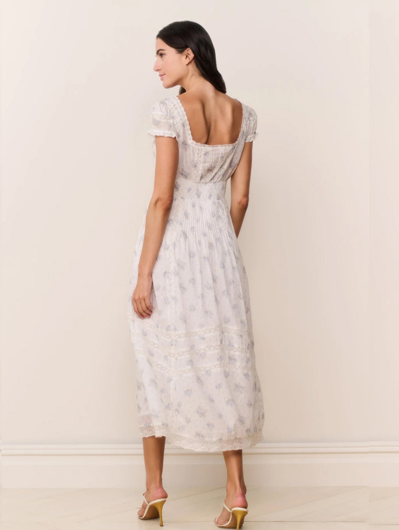 Suvi Cotton Dress in Arctic Vanilla
