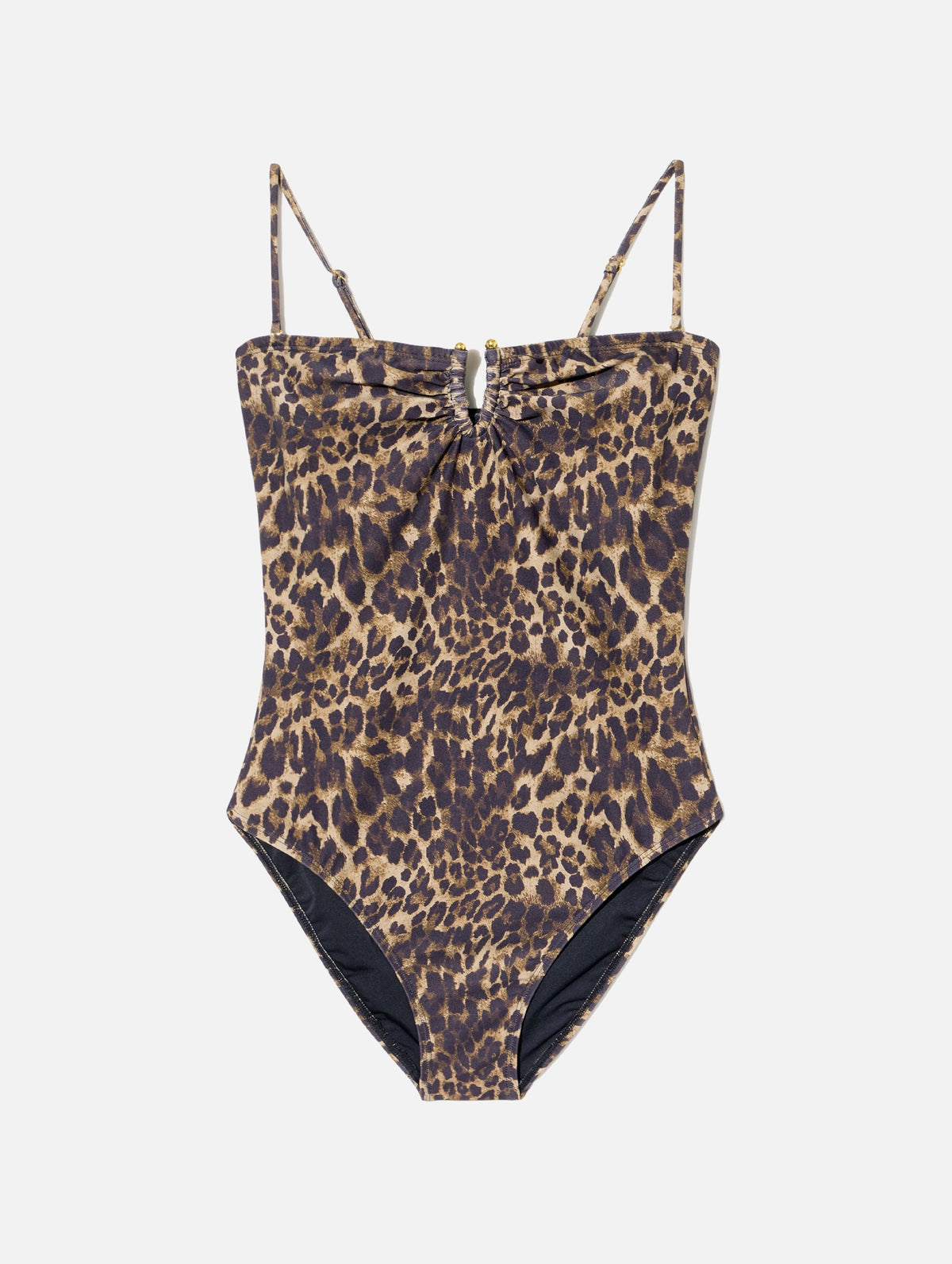 One Piece Bathing Suit in Leopard Print