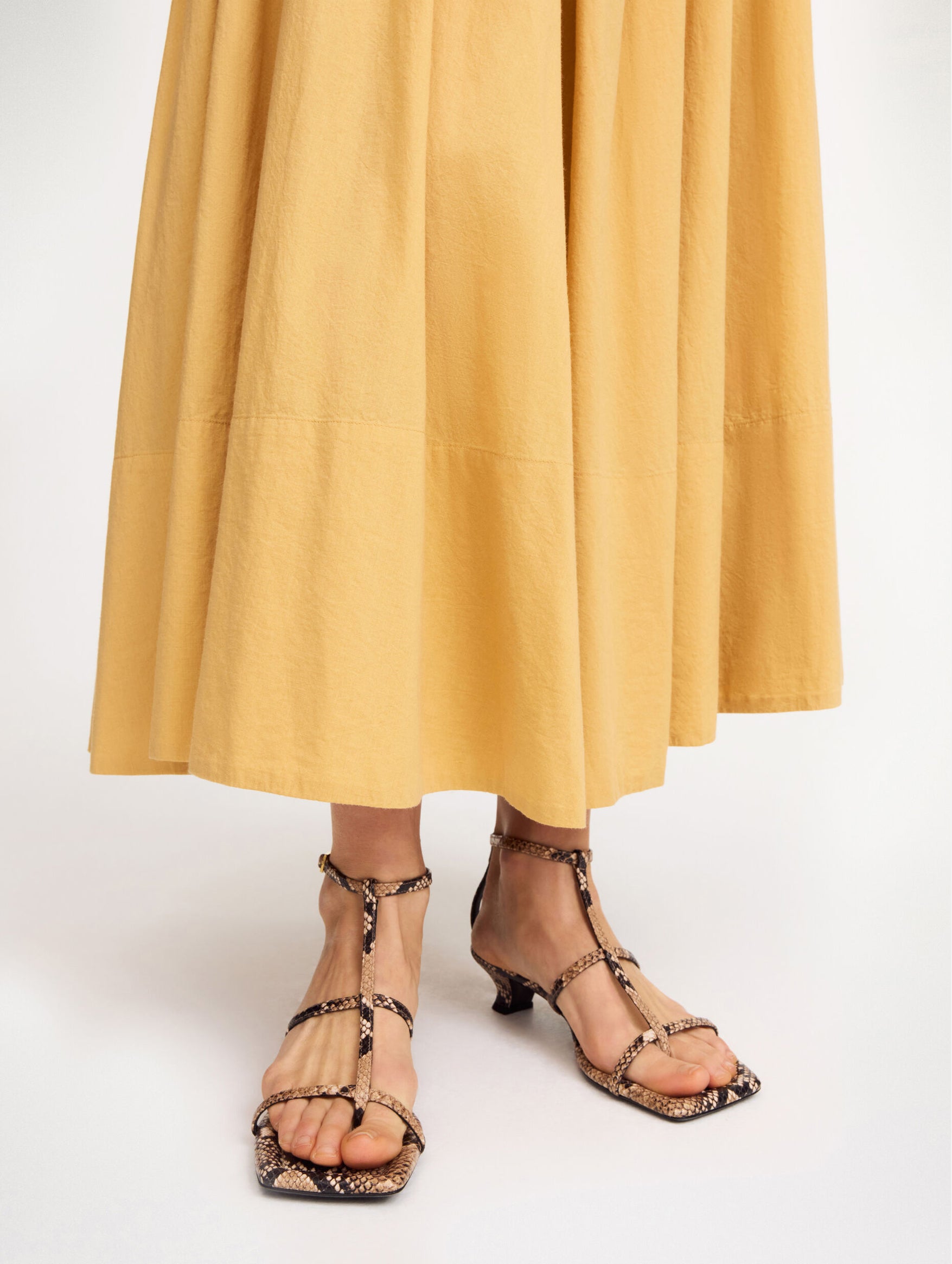 Teva Leather Sandals in Snake