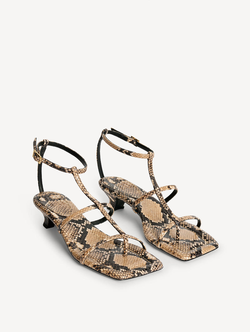 Teva Leather Sandals in Snake
