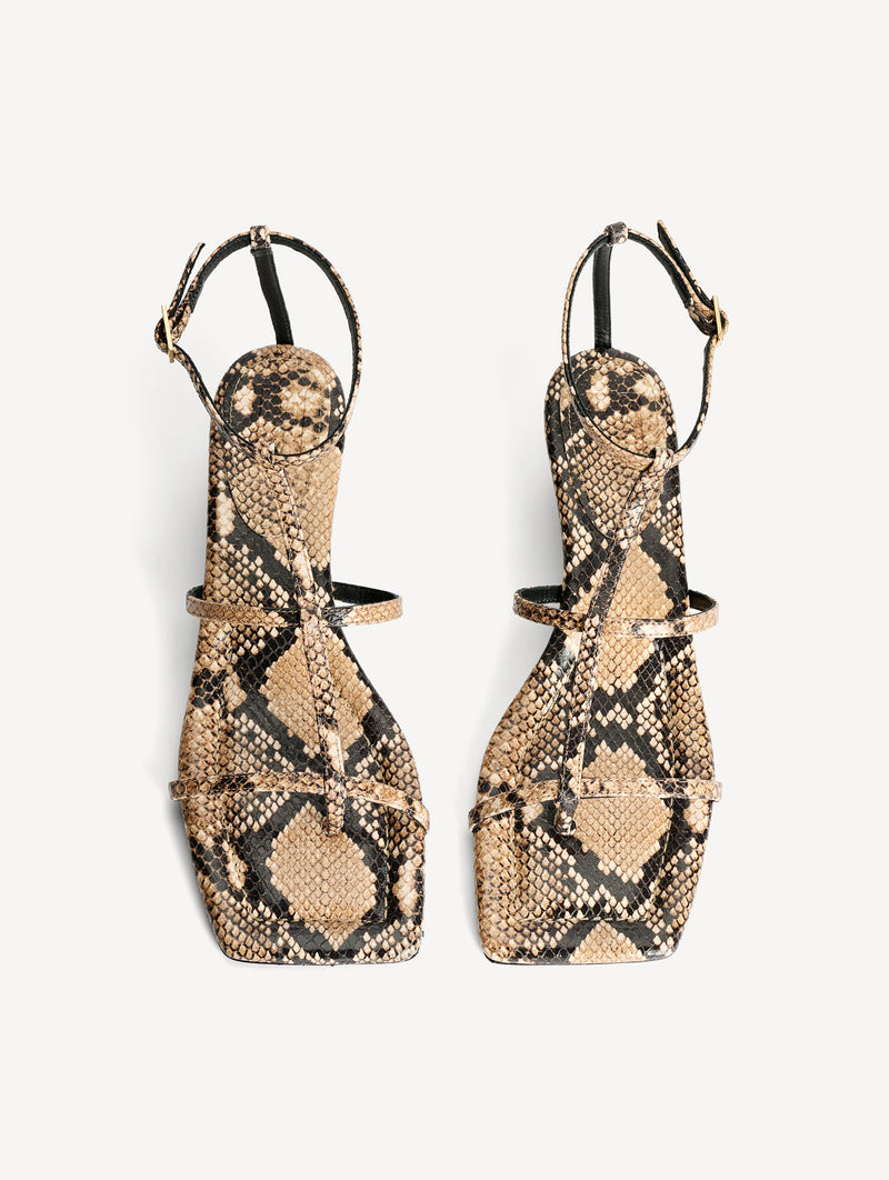 Teva Leather Sandals in Snake