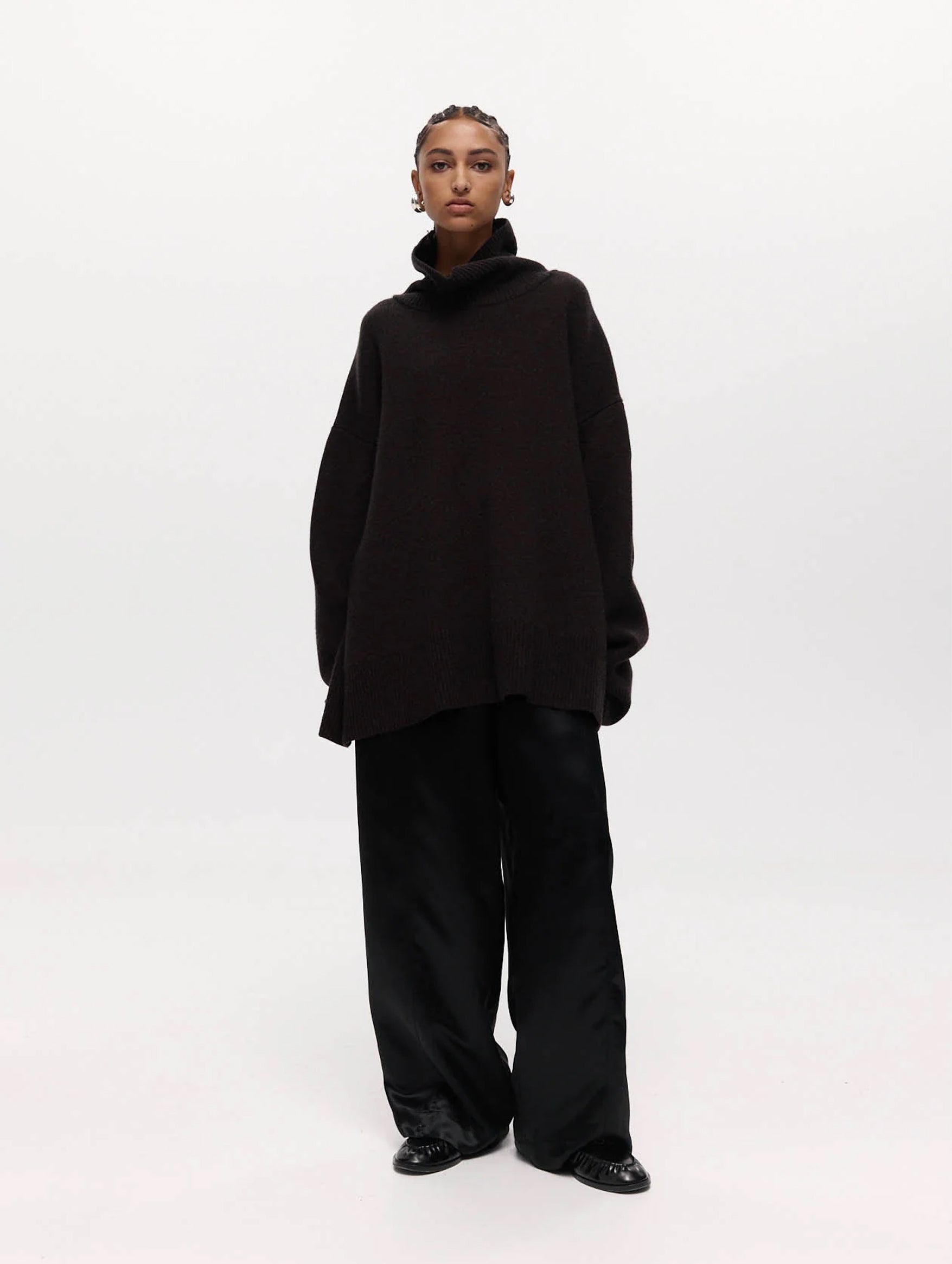 Theo Cashmere Jumper in Sable