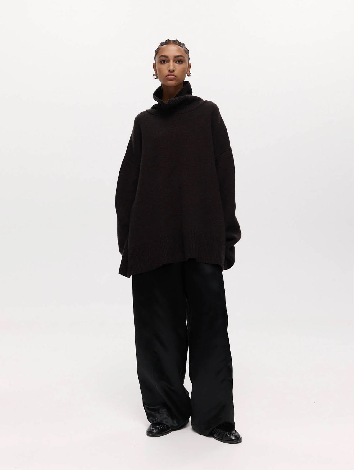 Theo Cashmere Jumper in Sable